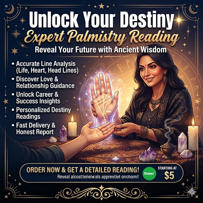 do expert palm reading and in depth personality analysis