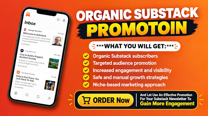 do substack promotion, substack newsletter with organic subscribers