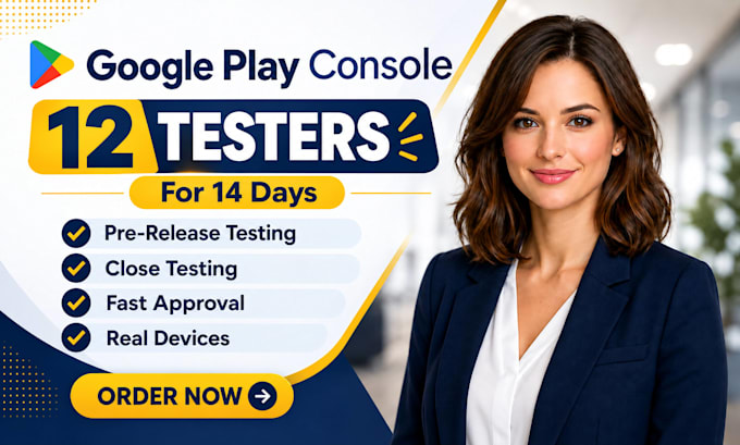 get 12 testers for your google play console testing