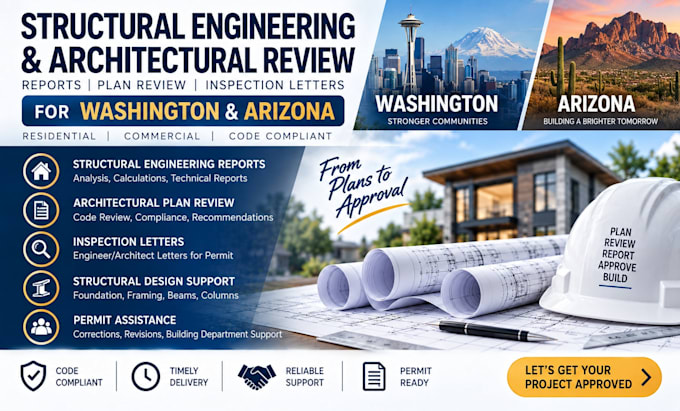 structural engineering report architect review inspection letter washington az
