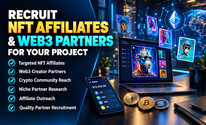 recruit nft affiliates and web3 partners for your project