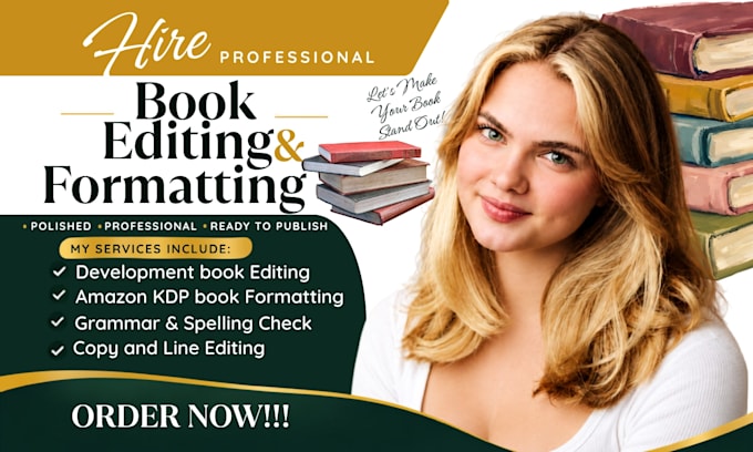 do book editing and formatting, ebook proofread for kdp formatting