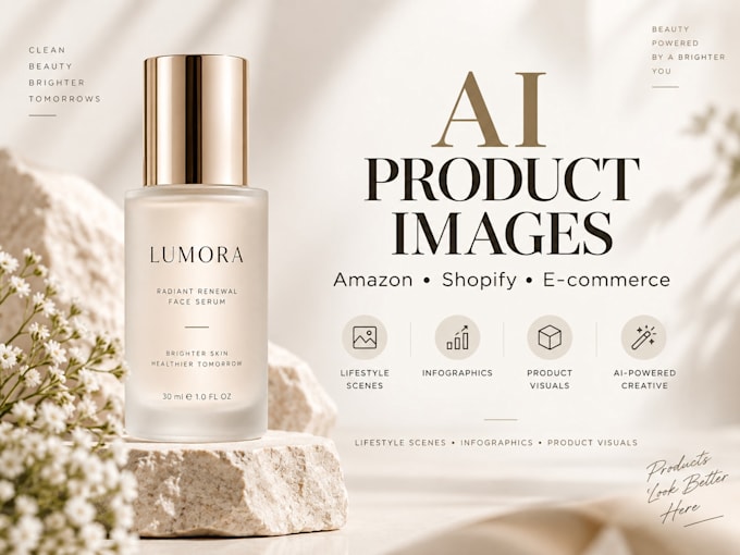create ai product lifestyle images for amazon and shopify