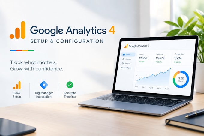 set up google analytics 4 ga4 tracking for your website