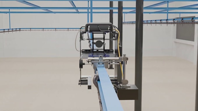 create 3d industrial animation and machinery visualization, offshore engineering
