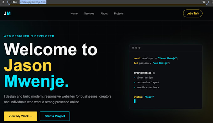 develop websites for you