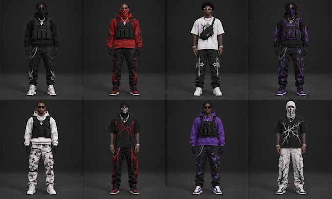 design custom fivem clothing eup gang outfits and uniform