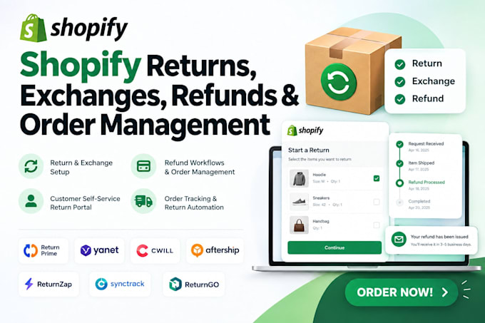 setup shopify return and exchange return prime yanet cwill aftership returnzap