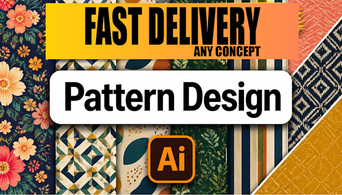 create custom seamless patterns with your preferred style