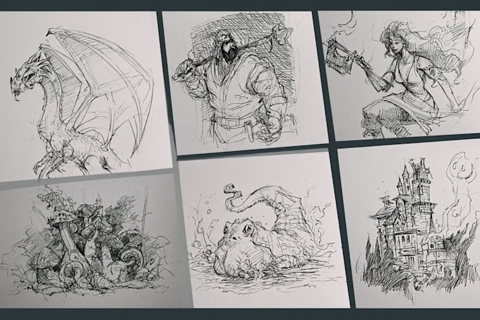 quick sketch concept art