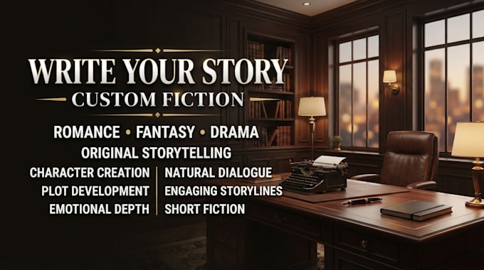 craft captivating romance, fantasy and dramatic stories
