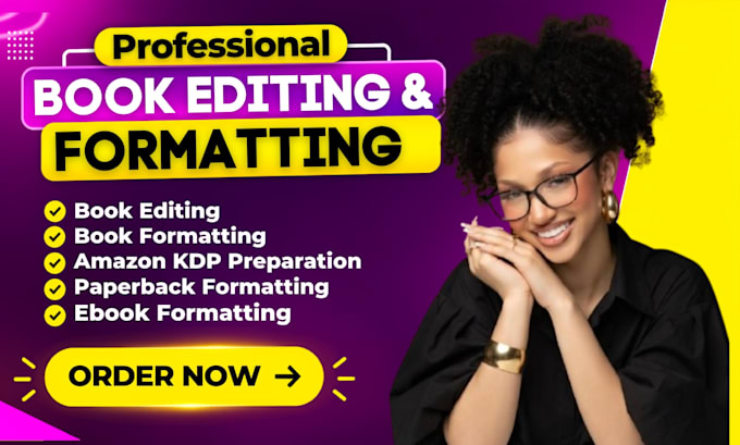 do book editing and formatting, prooreading, amazon kdp, ebook formatting,