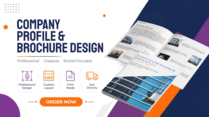 design company profile and brochure design