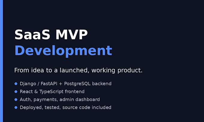 build your saas mvp with python, django, and react