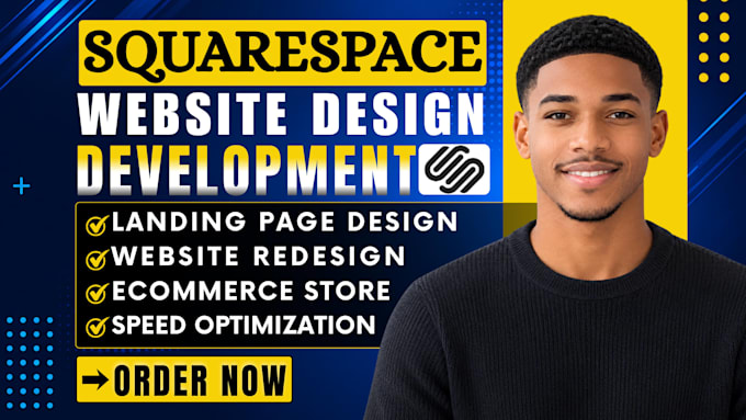 build squarespace website, design redesign squarespace blog website development