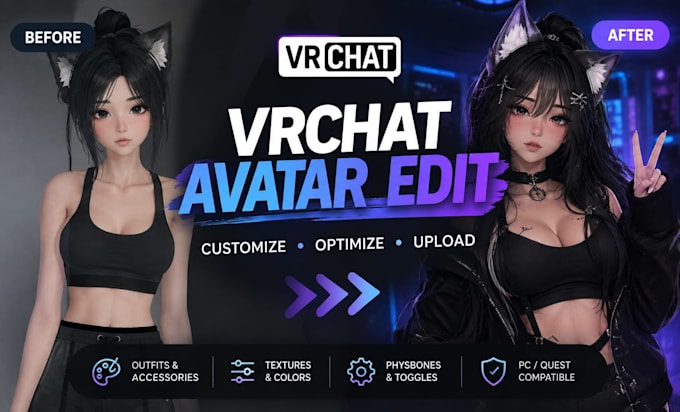 edit customize and optimize your vrchat avatar