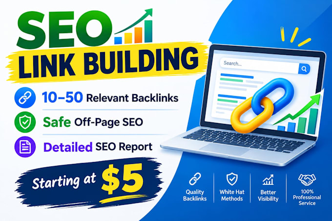 do off page SEO and high quality link building