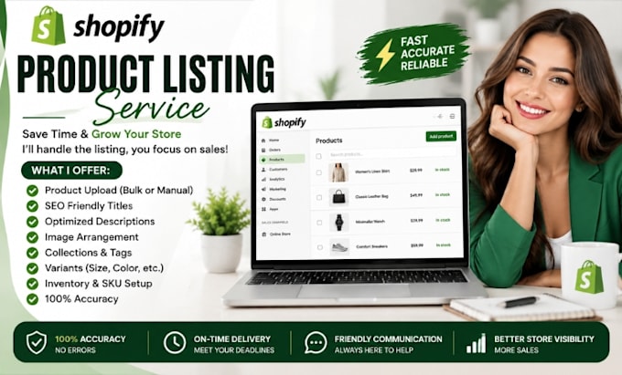 do shopify bulk product upload, csv import product data entry and seo listing