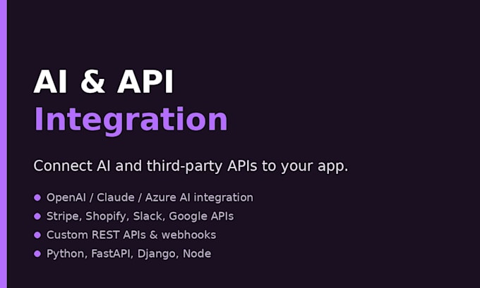integrate ai and third party apis into your app