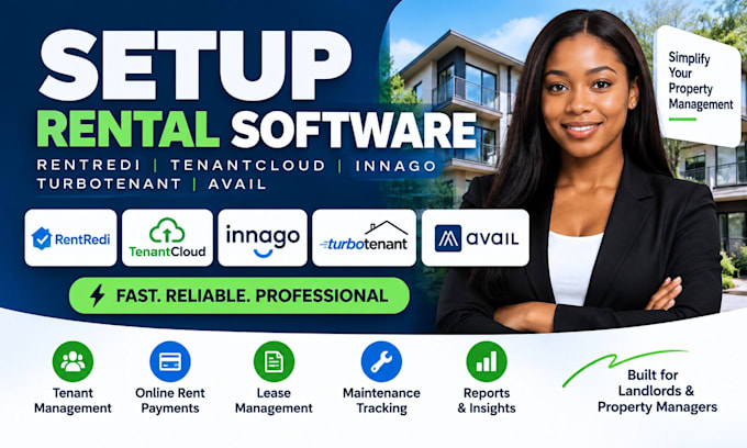 setup rentredi tenantcloud innago turbotenant avail  rental software