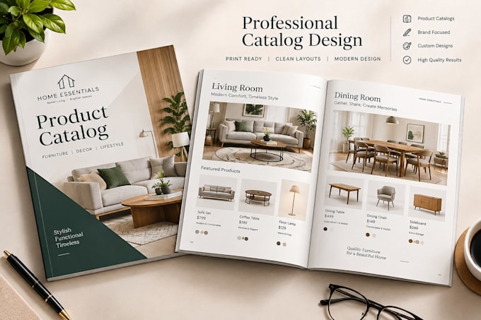 design a professional catalog layout in adobe indesign