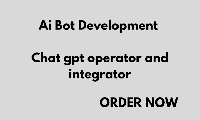 be chat gpt operator and integrator