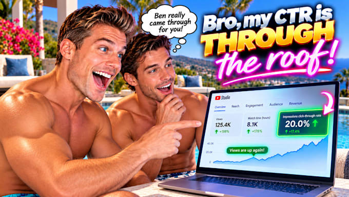 design a viral youtube thumbnail