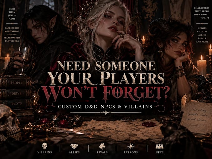 create memorable dnd npcs villains and characters