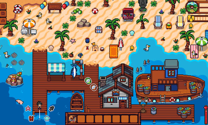 create pixel tileset, pixel tilemap, sprite sheet and   2d pixel game animation