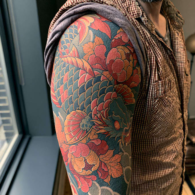 create design japanese art style
