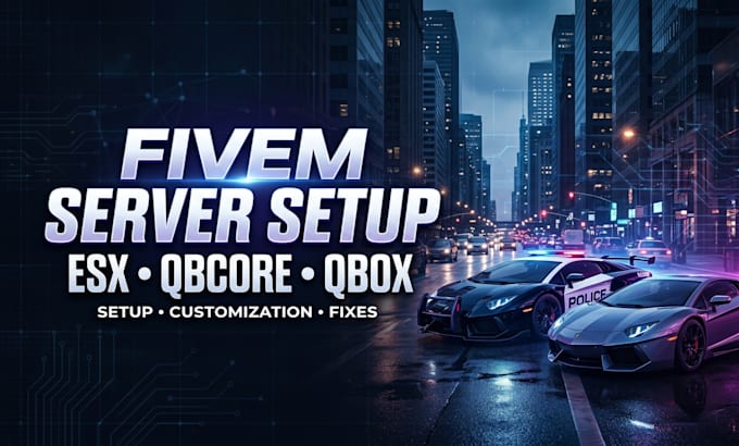 setup and customize your fivem server with esx qbcore qbox