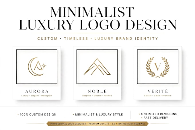 design minimalist luxury logo