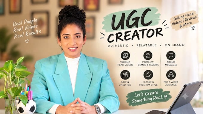 create authentic talking head ugc videos for brands