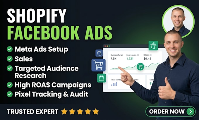 setup shopify facebook ads for ecommerce sales