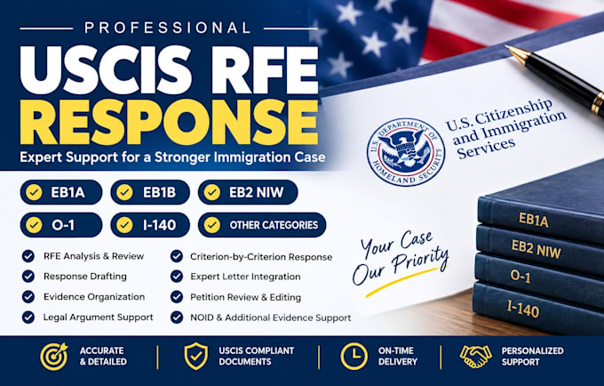 write uscis rfe response, immigration appeal and petition support