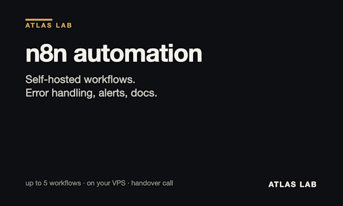 automate your business workflows with n8n, self hosted and documented