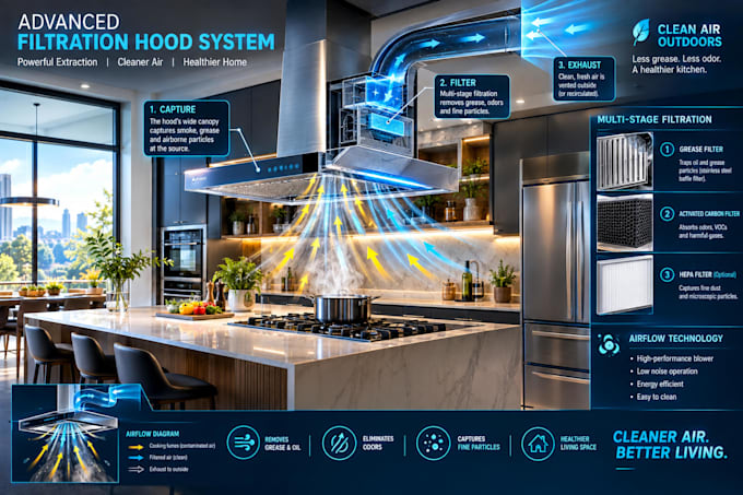 kitchen smoke odor issues and design air purification hvac