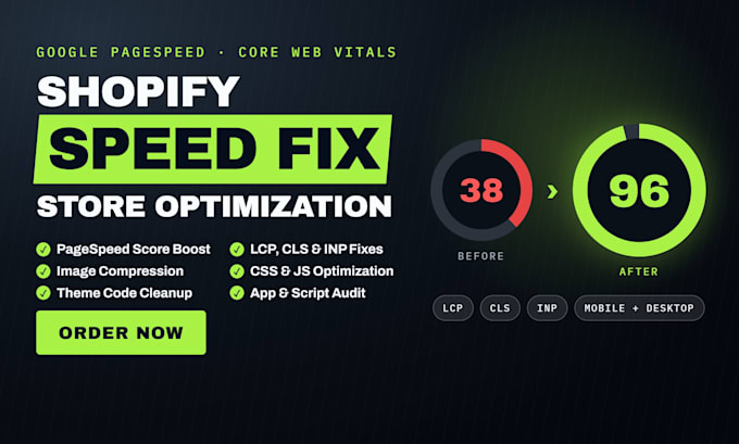 speedfix shopify speed optimization, shopify page speed, shopify store speed up