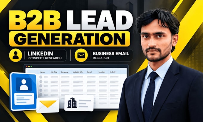 do b2b linkedin lead generation and find email address