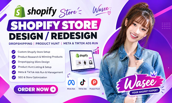 shopify ecommerce website development, design shopify store, shopify seo expert