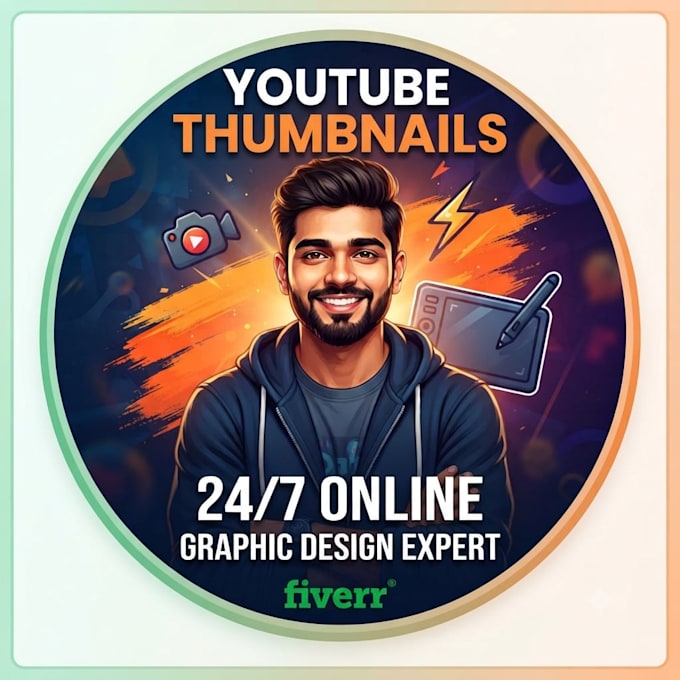 design a youtube thumbnail an 1 hour