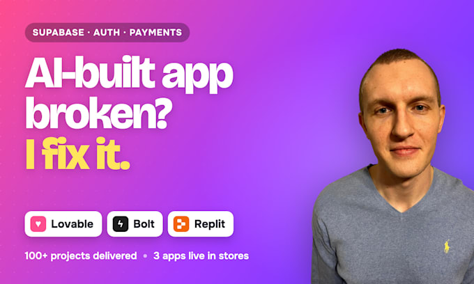 fix bugs in your lovable, bolt or replit app with supabase