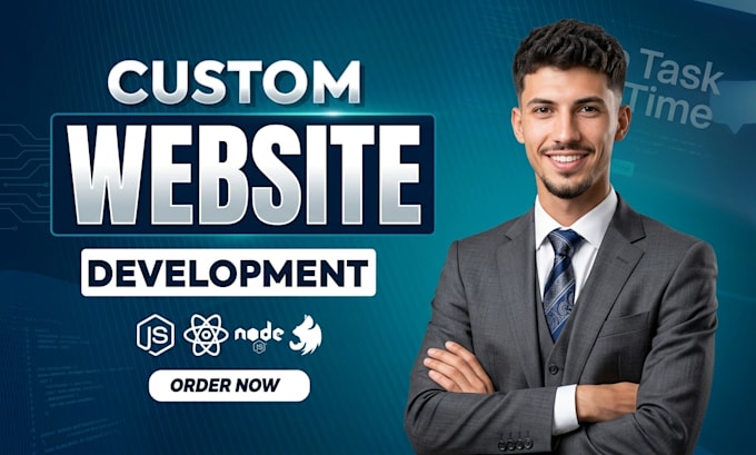 do website development as full stack web developer, front end, backend de