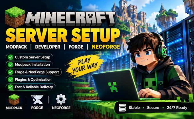 minecraft server setup minecraft modpack minecraft developer forge neoforge