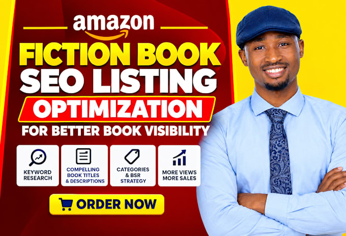 optimize amazon fiction book SEO listing optimization for better book visibility