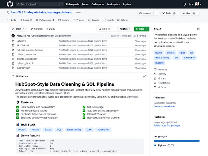 clean, deduplicate and organize your CSV or CRM data with python