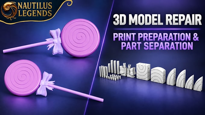 repair and prepare your 3d model for 3d printing