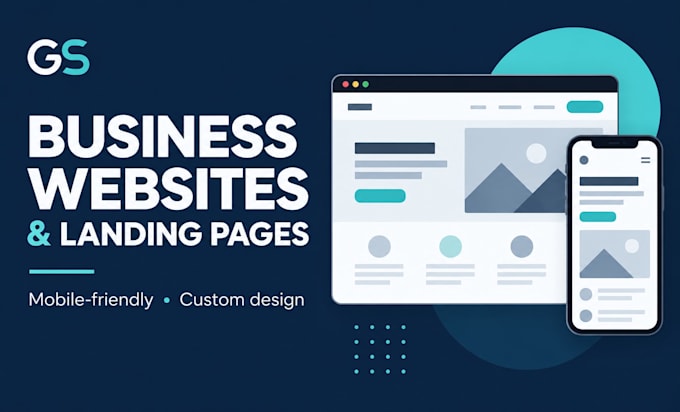 build a responsive business website or landing page