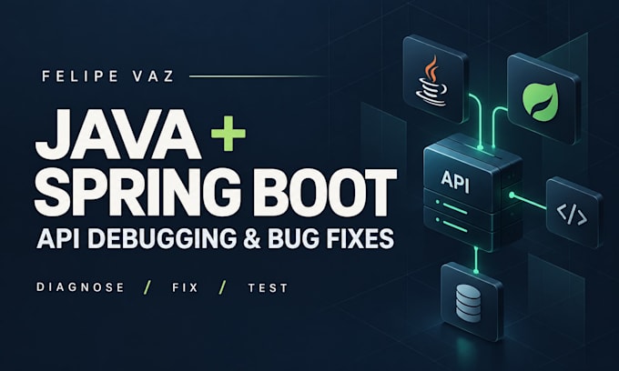diagnose one java spring boot API issue and give a repair plan