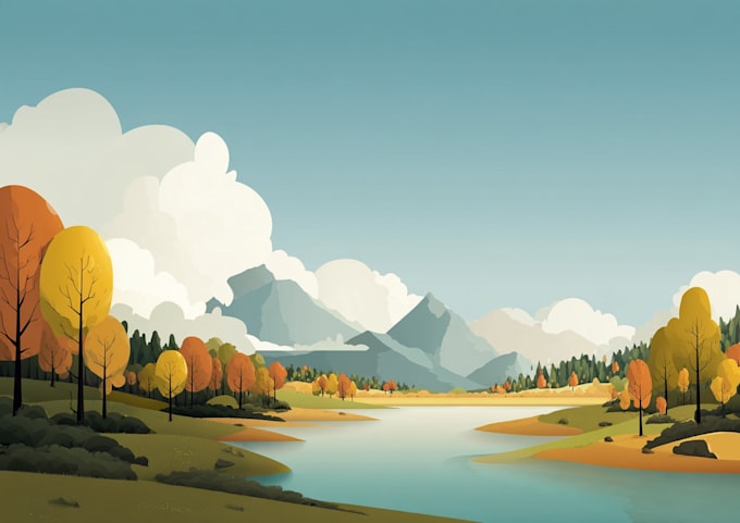 flat vector character illustration for anything